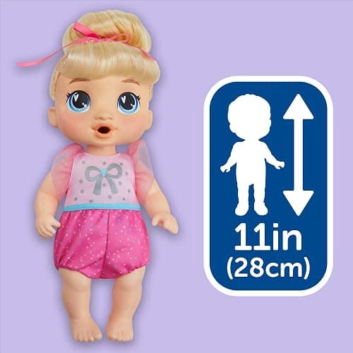 Baby Alive Fairy Fashions Harper Hugs Doll with Clothes Accessories, Blonde Hair, 11 Inches, Toys for 3 Year Old Girls and Boys & Up (Amazon Exclusive) thumbnail 6