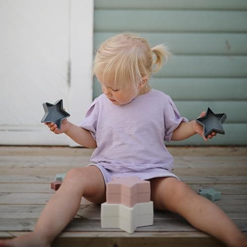 mushie Nesting Stars Toy | Made in Denmark (Original) - Original thumbnail 4