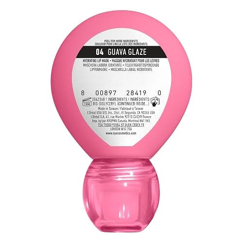 NYX Professional Makeup Smushy SOS, Hydrating Lip Mask, 12HR Hydration, Glossy Shine, Shade: Guava Glaze (Pink) thumbnail 5
