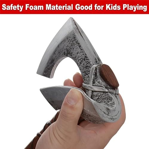 PARTYGEARS Safety Toys PU Foam Double Battle Axe for Kids,Specially Designed for Children with Funy Safety Weapons and Knight Toys thumbnail 6