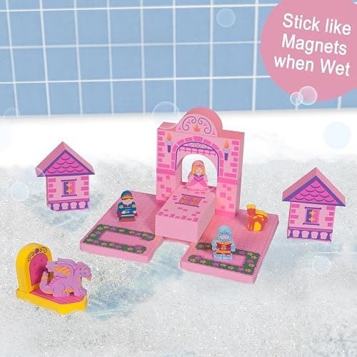 BathBlocks Floating Castle Bath Toy Princess Bath Toys thumbnail 4