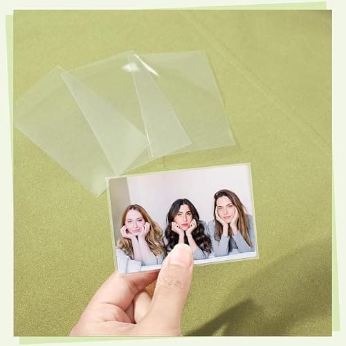 400 Pcs Kpop Photocard Sleeves 58×89mm Clear Photo Card Sleeves PVC Free & Acid Free Photocards Holder for Kpop Albums Photo Cards thumbnail 2