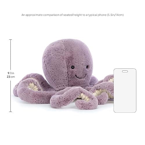 Jellycat Maya Octopus Stuffed Animal, Little 10.5 inches - Ocean & Sea Plush Toy - Classic Children's Gift thumbnail 2