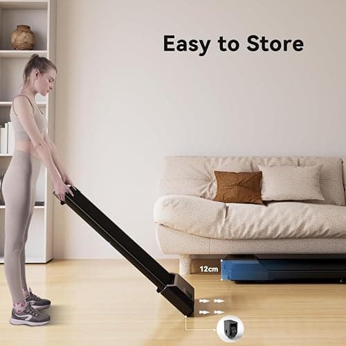 Superun Walking Pad Raceable 2.5HP APP Control Under Desk Treadmill 136KG Capacity Portable Walking Machine for Home with Training Courses and Multi-Runner Races thumbnail 6