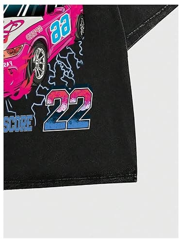SOLY HUX Men's Graphic Print T-Shirt Vintage Drop Shoulder Short Sleeve Casual Loose Tees Summer Outfits thumbnail 3