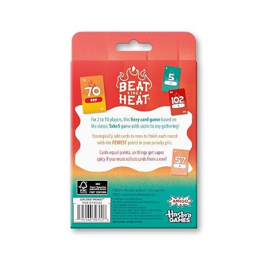 Beat The Heat Game | Family Party Card Game for Kids and Adults | Ages 8+ | 2 to 10 Players | 20 Mins. | Easy to Learn Strategy Card Games for Groups thumbnail 3