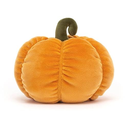Jellycat Vivacious Vegetable Pumpkin Stuffed Plush, 6" - Fruit Plush Toy - Classic Children's Gift - Halloween Plush thumbnail 5