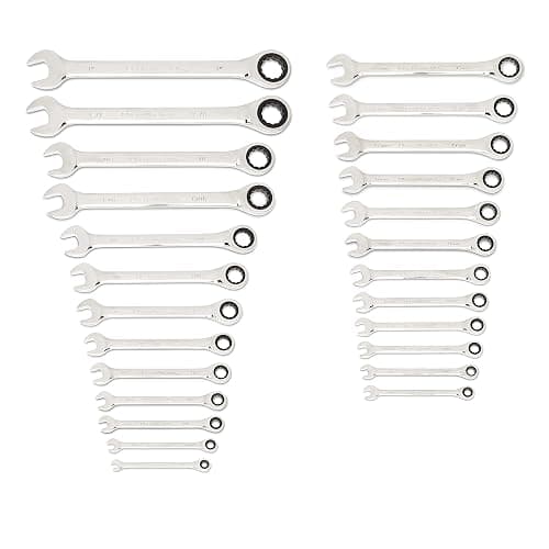 GEARWRENCH 25 Pc. Combination Ratcheting Wrench Set, SAE/MM - 86700 thumbnail 3