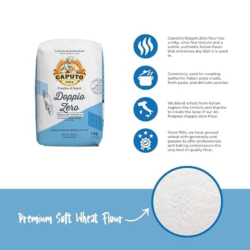 Antimo Caputo Classic All-Purpose Flour (Doppio Zero) - 2.2 LB (1 KG) - 2 Pack thumbnail 8