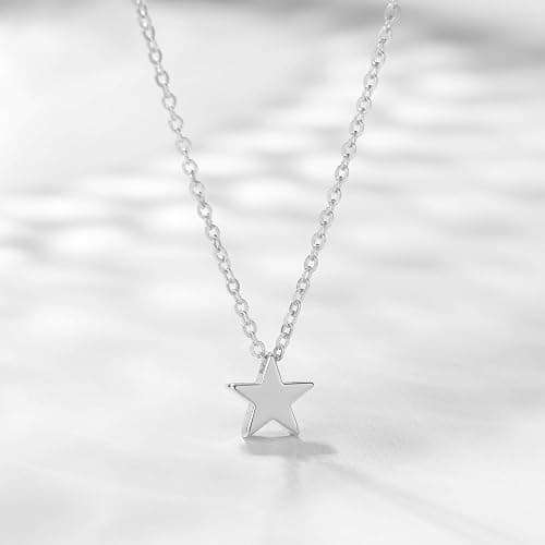Valloey Rover Gold Necklace for Women 14K Gold Plated Circle Cubic Zirconia Pendant Necklace Dainty Twist Rope Chain Necklace Simple Jewelry Gift for Women thumbnail 4