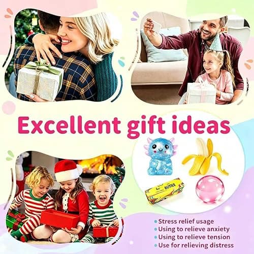 6 Pack Squishy Toy Set,Slow Rising Fidget Squeeze Toys,Stretchy Fidget Sensory Toy for Office Desk Decor thumbnail 8