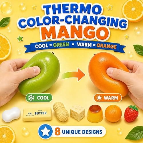 8 Pack Crunchy Squishy Set – ASMR Bead Filled Fidget Toys | Shape-Holding Slow-Rebound, Realistic Food Shape Slushy Squeeze Fidget Squishies – Stress Relief Gift for Kids & Adults thumbnail 4
