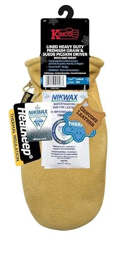 Kinco - Premium Leather Work and Ski Mitt with Nikwax Waterproof Wax, (901T) - Small (Pack of 1) - Pigskin thumbnail 4