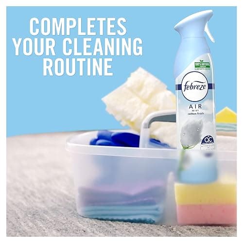 Febreze Air Freshener Spray Cotton Fresh 8x185ML thumbnail 8