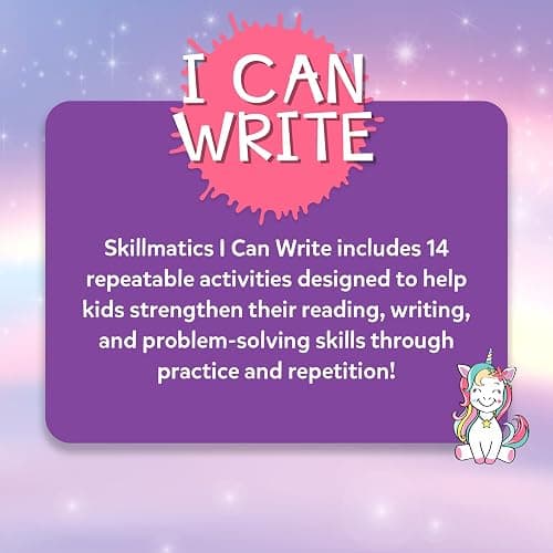 Skillmatics I Can Write Unicorns - Reusable Preschool Learning Activities, Educational Toy and Game, Back to School Supplies, Gifts for Students, Kids, Toddlers Ages 3, 4, 5, 6 thumbnail 6