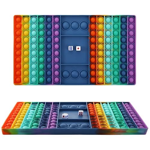 Pop Games Easter Sensory Fidget Toy, Pop Board Math Games for Kids Family Games Multiplication Game, Stress Relief Toys for Girls Boys with Autism ADHD Birthday Easter Gifts for Kids thumbnail 6