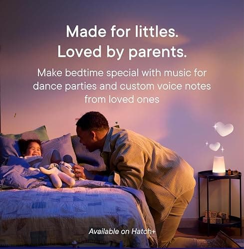 Hatch Rest+ Baby & Kids Sound Machine | 2nd Gen | Child’s Night Light, Alarm Clock, Toddler Sleep Trainer, Time-to-Rise, White Noise, Bedtime Stories, Portable, Backup Battery (with Charging Base) - 2nd Gen (with Charging Base) thumbnail 7