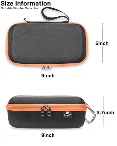 RAIACE Hard Storage Case Compatible with WORX WX082L/ WX081L ZipSnip Cordless Electric Scissors, Protective Carrying Bag. (case only)-Black thumbnail 3