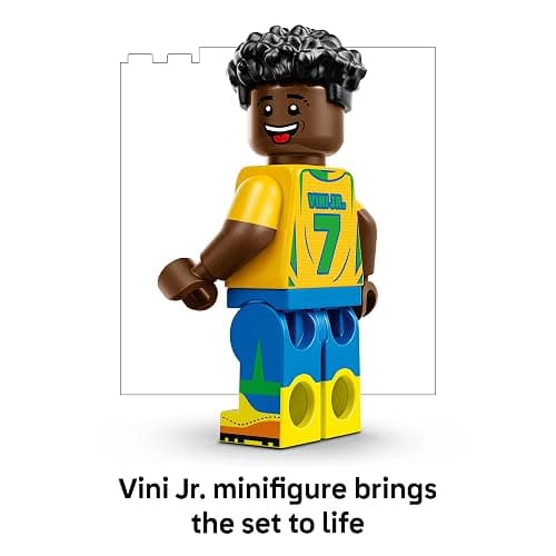 LEGO Editions Vini Jr. – Soccer Highlights - Building Set for Boys & Girls, Ages 10+ - Collectible Soccer Gift W/Plaque - Kids Bedroom or Shelf Decor - 43027 thumbnail 6