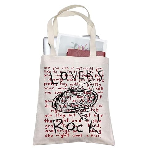 TOBGBE TV Girl Band Merch TV Girls Lovers Rock Inspired Canvas Bag TV Girl Gift Music Merchandise For Canvas Bag (Lovers Rock), Off White - Lovers Rock - Image 1