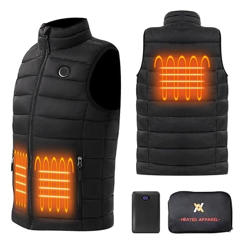 PYALT Kids Heated Vest Boys Girls Heated Vest with battery pack included 7.4V 10000mAh Outdoor Kids Heated Coat thumbnail 3