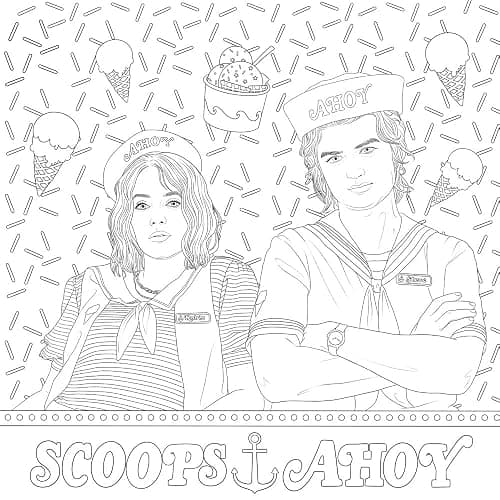 Stranger Things: The Official Coloring Book thumbnail 3