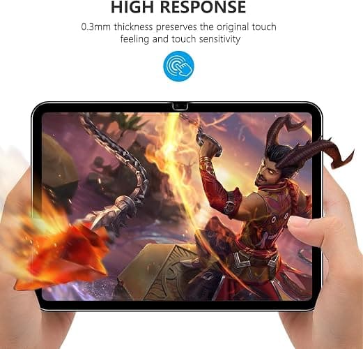 SPARIN 2 Stück Schutzfolie für iPad 11/10. Generation, iPad (A16) 11 zoll 2025/10,9 zoll 2022, 9H Härte Kratzfest Panzer Schutz Glas Folie thumbnail 8