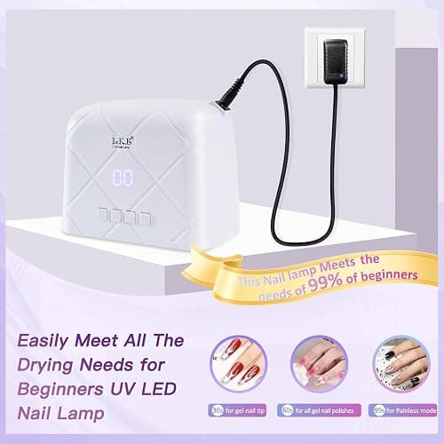 UV Nail Light, ARCWEISSO 72W UV Light for Gel Nails with Automatic Sensor 3 Timer Setting, Professional UV LED Nail Lamp for Home and Salon Use Gifts for Women thumbnail 3