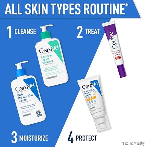 CeraVe Daily Moisturizing Lotion for Dry Skin, Body Lotion & Face Moisturizer with Hyaluronic Acid and Ceramides, Daily Moisturizer, Fragrance Free, Oil-Free, 12 Ounce thumbnail 6