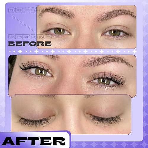 Lanflower Magnetic Eyelashes with Applicator Natural Magnetic Lashes Wispy False Eyelashes with Magnets Fairy Eyelashes No Need Glue Manga Lashes thumbnail 4