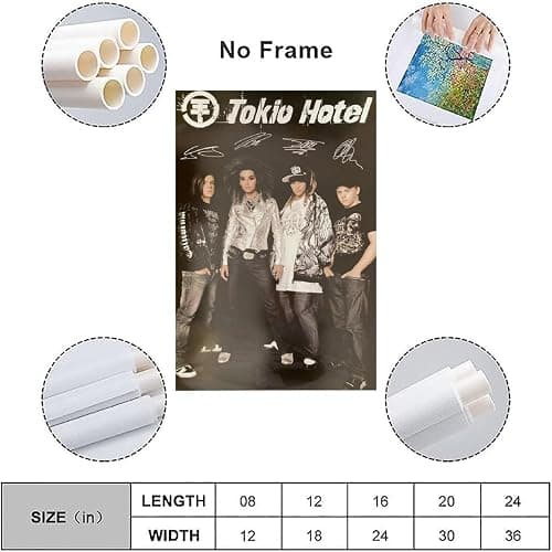 BIBIQ Tokio Poster Hotel Music Posters for Bedroom Aesthetic Wall Decor Canvas Wall Art Gift 12x18inch(30x45cm) thumbnail 3