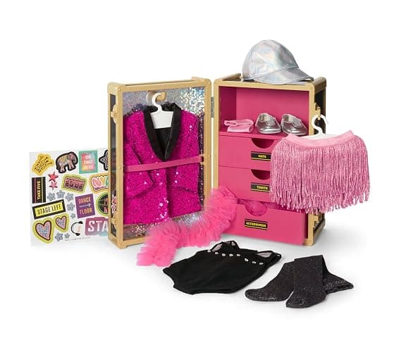 American Girl Girl of the Year Kavi Sharma 18-inch Doll Backstage Trunk Featuring 10+ Pieces for Ages 8+ - Image 1