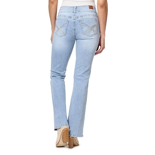 WallFlower Women's Luscious Curvy Bootcut Mid-Rise Insta Stretch Juniors Jeans (Standard and Plus) - 5 Jenna thumbnail 2
