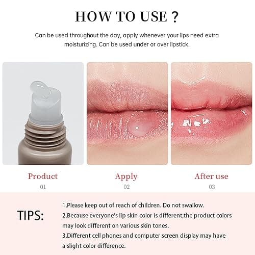 4 PCS Lip Glossy Butter Balm Set, Tinted Lip Balm Instant Moisture and Hydration Lip Gloss, Long Lasting Hydrating Glow Reviver Lip Care Oil, Christmas Makeup Gift for Women thumbnail 8