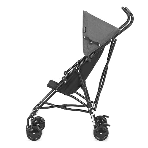 Dream On Me Aero Travel Umbrella Stroller, One-Hand Quick Fold, 3-Point Safety Harness, Dual Brakes, Adjustable Removable Canopy, Lightweight Compact & Space-Saving for Infants and Toddlers – Black thumbnail 3
