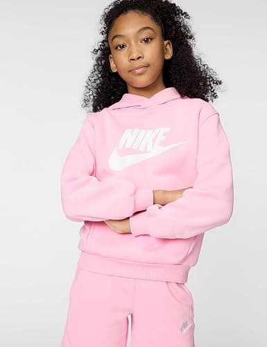 Nike Big Kids' Sportswear Club Fleece Hoodie thumbnail 4