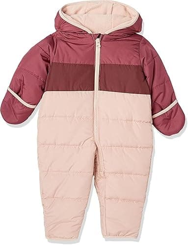 Simple Joys by Carter's Baby One-Piece Snowsuit Bunting - 12 Months - Pink - Image 1