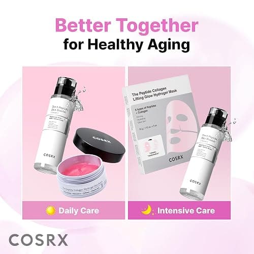 COSRX Pink Peptides Collagen Hydrogel Eye Patch for Puffy Eyes (60) | Cooling & Firming Under Eye Patches with 4-Peptide & Caffeine, Depuffing Gel Eye Mask, Korean Skin Care thumbnail 7