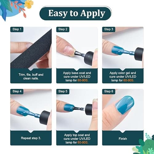 JODSONE 32 Colors Nail Polish Set With U V Light Manicure Nail Tools Nail Art Manicure Salon DIY at Home thumbnail 7