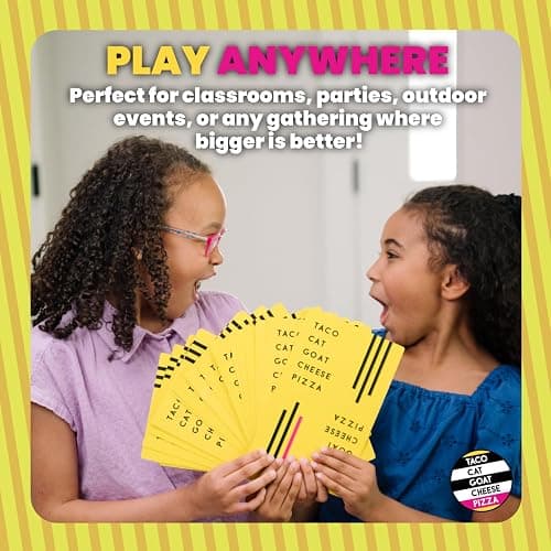 Taco Cat Goat Cheese Pizza Ridiculously Large Edition Wildly Entertaining Oversized Card Game for Family Game Night | Easy to Play 10 Min Rounds | for Kids, Teens, Adults, and Families | 2-8 Players thumbnail 7
