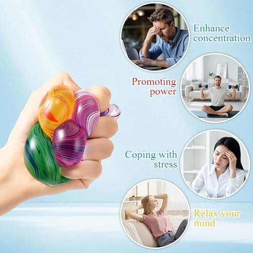 Squishies Stress Cube,Fidget Toys Squeeze Stress Cube for Adults,Ice Squish Cube Sugar Balls,Sensory Ice Square Shape Squishies Cube Sugar Balls for Stress Relief (Purple) thumbnail 6