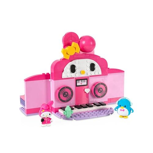 BLDR Hello Kitty and Friends My Melody’s Music Shop Building Set - Hello Kitty & Tuxedosam Minifigures - Gift for Kids and Sanrio Fans Ages 8+, 0130 thumbnail 4