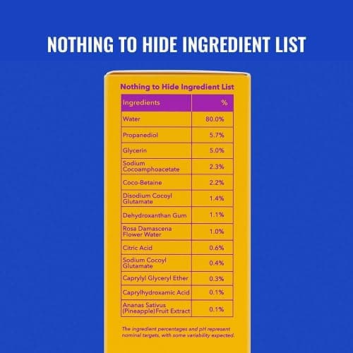 Good Molecules Hydrating Facial Cleansing Gel - Face Wash with Rosewater and Pineapple Extracts to Brighten, Cleanse, and Moisturize - Facial Cleanser, Skin Care thumbnail 5