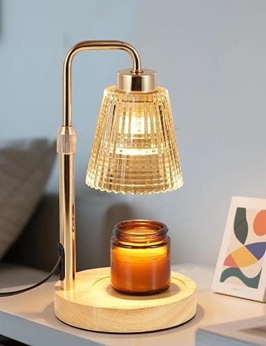 GODONLIF Candle Warmer Lamp with Timer Dimmable, Birthday Gifts for Women Mom, House Warming Gifts New Home Decor, Wax Melt Warmer for Jar Candles with 2 Bulbs - Image 1