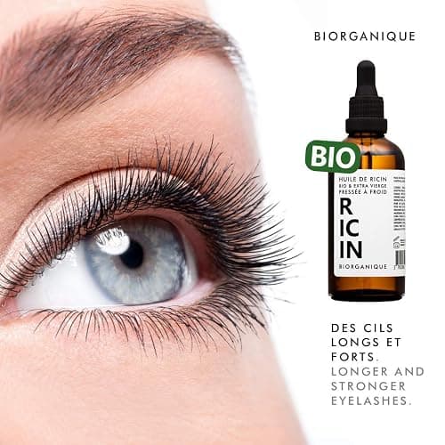 Huile de Ricin 100% Bio, Pure et Naturelle - 50 ml - Soin pour Cheveux, Cils, Ongles, Peau. thumbnail 6