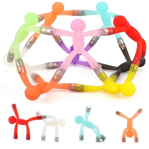 Boxgear Magnet Men – 10-Piece Magnetic Travel Toy: Magnetic Kids Toys, Road Trip Toys for 1-3 | Easter Basket Stuffers for Kids - Image 1