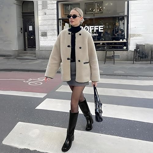 VBDB Women's Knee High Boots Square Toe Chunky Block Heel Long Boots for Women Comfortable Low Heel Womens Boots thumbnail 4