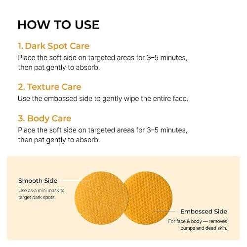 Dr.Melaxin TX Kojic Acid Turmeric Toner Pads with Tranexamic Acid, Brightening Toner Pad for Pigmentation & Dark Spot Care, Gentle Keratin Care for Radiant Skin, Korean Skincare, 70 Sheets thumbnail 7