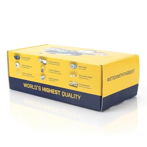 Howies Hockey Loaded Accessory Bag – Includes Stick, Grip, and Shin Pad Tape, Helmet Repair Kit, Fine Skate Stone and More! Ultimate Travel Bag and Gift for Hockey Players & Fans. thumbnail 5