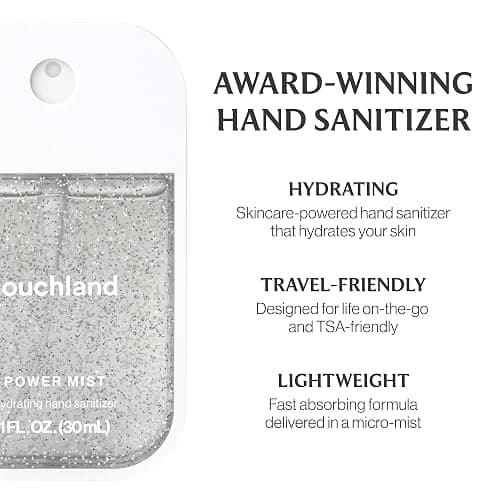 Touchland Special Edition Confetti Cake Mist + Frosted Sparkle Case Set, Scented & Stylish Hydrating Hand Sanitizer Spray Bundle, Travel Size, Dye Free thumbnail 5